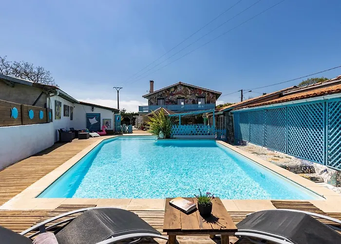 Complet A La Maison Mosaic Vakantiehuis Gaillan-en-Médoc