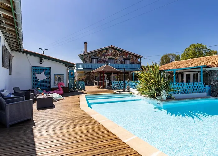 Complet A La Maison Mosaic Vakantiehuis Gaillan-en-Médoc